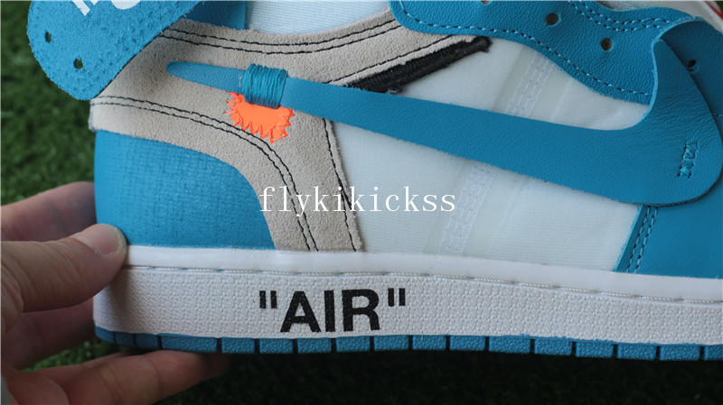 Off-White x Air Jordan 1 Retro OG High UNC White Blue